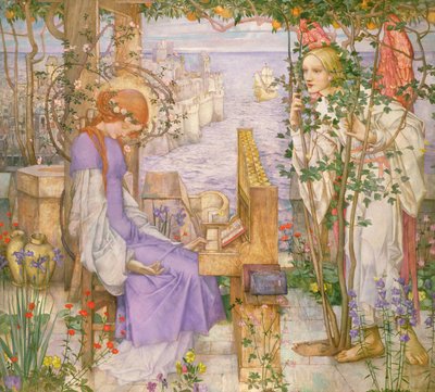 St. Cecily by Edward Reginald Frampton