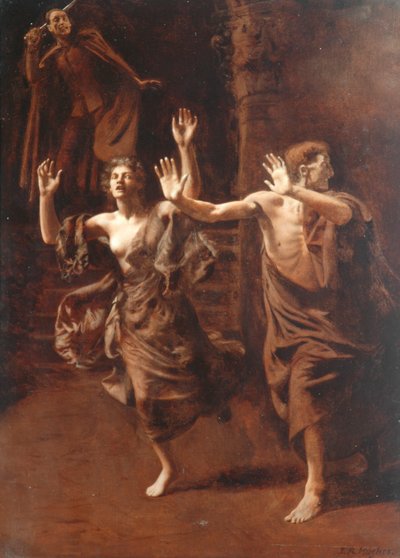 The Expulsion by Edward Robert Hughes