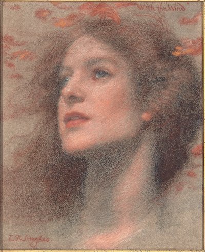 With the Wind by Edward Robert Hughes