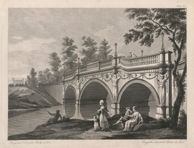 Perspective View of the Bridge at Sion by Edward Rooker