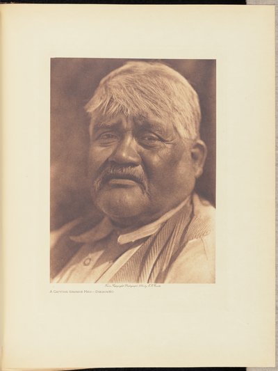 A Capitan Grande Man - Diegueño by Edward S. Curtis