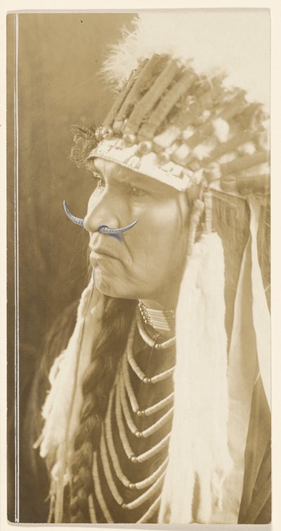 A Pierced Nose by Edward S. Curtis