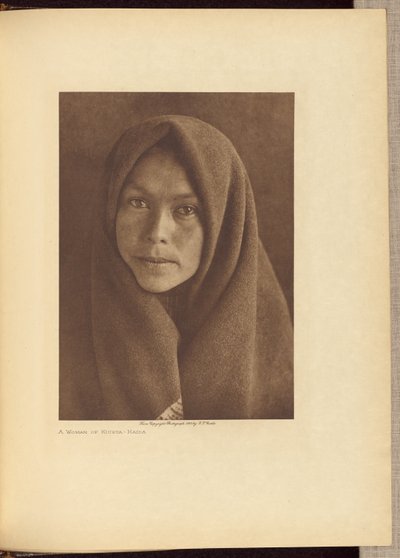 A Woman of Kiusta - Haida by Edward S. Curtis
