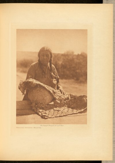 Braided Squash - Wichita by Edward S. Curtis