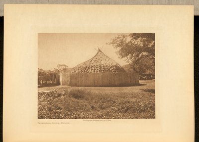 Ceremonial House - Wichita by Edward S. Curtis