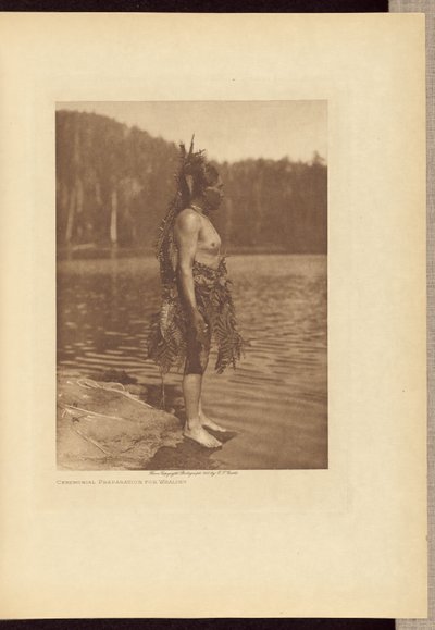 Ceremonial Preparation for Whaling by Edward S. Curtis