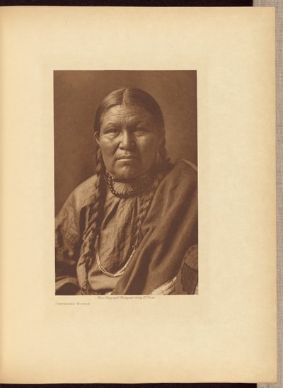 Cheyenne Woman by Edward S. Curtis