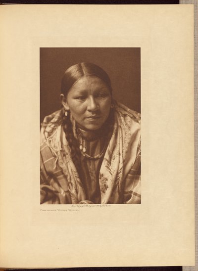 Cheyenne Young Woman by Edward S. Curtis