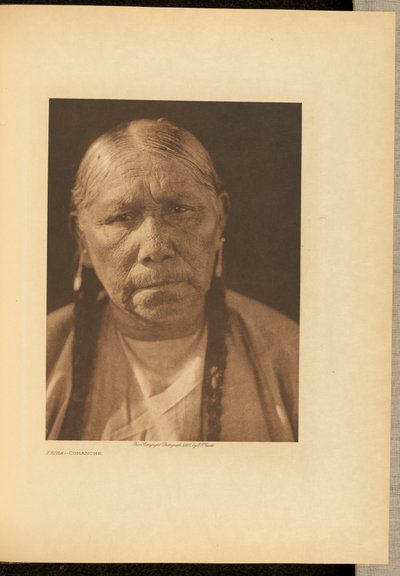 Kícha - Comanche by Edward S. Curtis