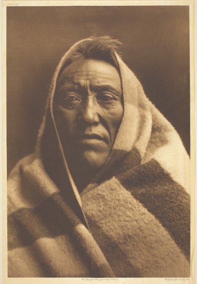 Middle Calf-Piegan by Edward S. Curtis