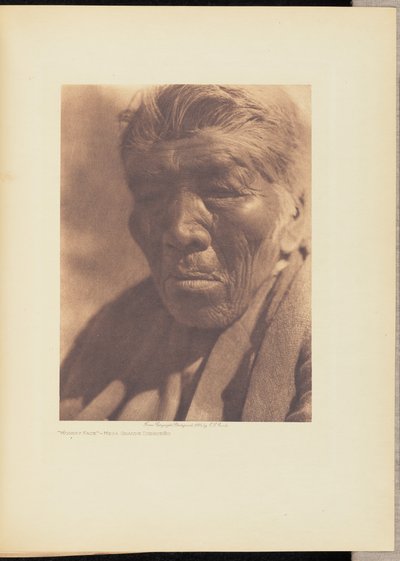 Monkey Face - Mesa Grande Diegueño by Edward S. Curtis