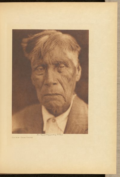 Old Bob - Tachi Yokuts by Edward S. Curtis