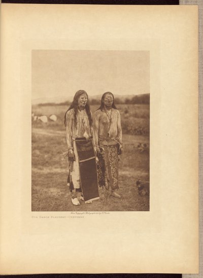 Sun Dance Pledgers - Cheyenne by Edward S. Curtis