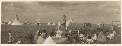 The Crier - Piegan by Edward S. Curtis