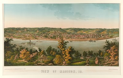 View of Madison, Indiana by Edward Sachse