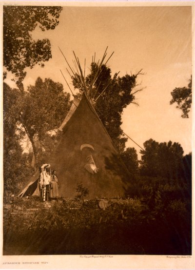 Apsaroke Medicine Tipi by Edward Sheriff (after) Curtis