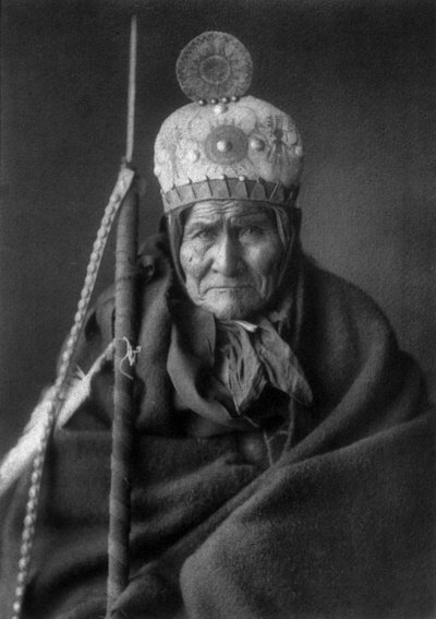 Geronimo (1829-1909) Apache Leader by Edward Sheriff Curtis