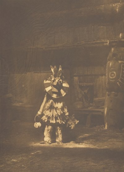 Masked Dancer - Cowichan, 1912 by Edward Sheriff Curtis
