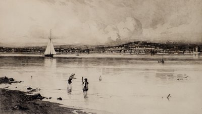 Broughty Ferry from Tayport by Edward Smith Hodgson