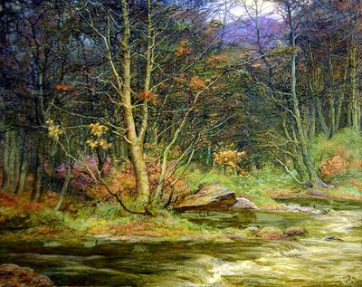 A Woodland Rivulet by Edward Steel Harper