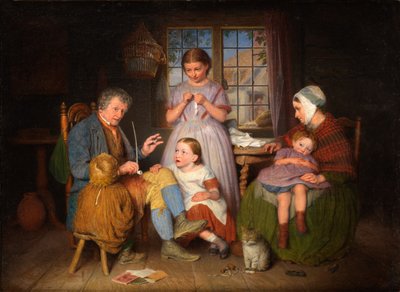 Telling a Tale, 1860 by Edward Thompson Davis