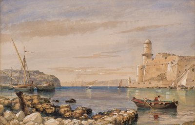Fortress and Harbour by Edward William Cooke