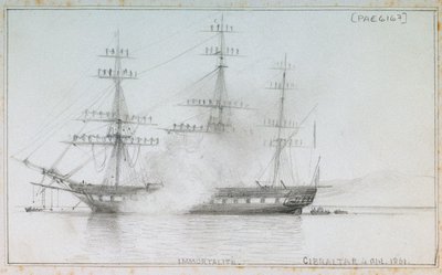 Immortality, Gibraltar, 4 April 1861 by Edward William Cooke