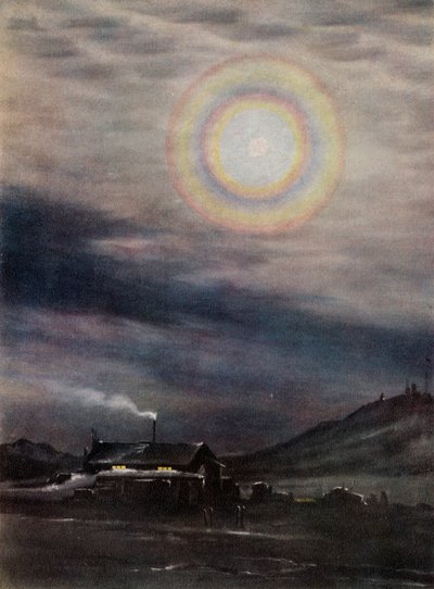 Lunar Corona, 1911, 1913 by Charles Edward Wilson