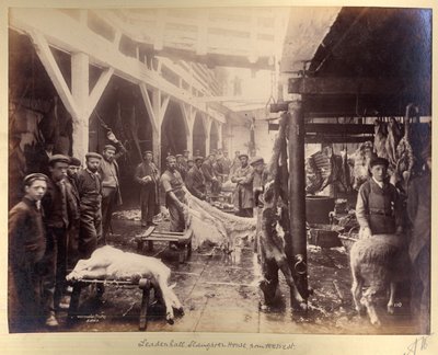 Leadenhall Slaughter House, from the West by Edward Wormald