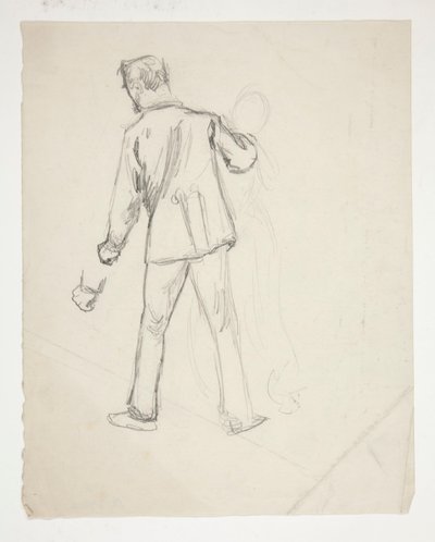 A Male and a Female Figure by Edwin Austin Abbey