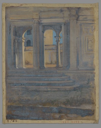 Architectural Study by Edwin Austin Abbey