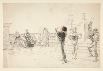 Balthazar Sings by Edwin Austin Abbey