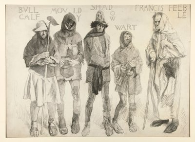 Before Justice Shallow by Edwin Austin Abbey
