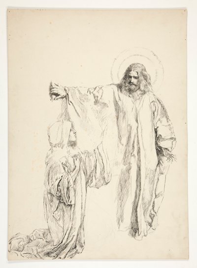Christ and Mary Magdalene by Edwin Austin Abbey