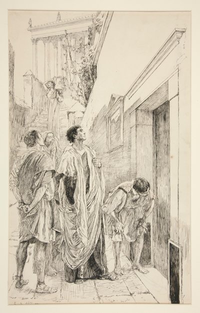 Dromio of Ephesus by Edwin Austin Abbey
