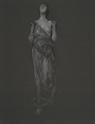 Early figure study by Edwin Austin Abbey