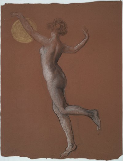 Early Figure Study by Edwin Austin Abbey