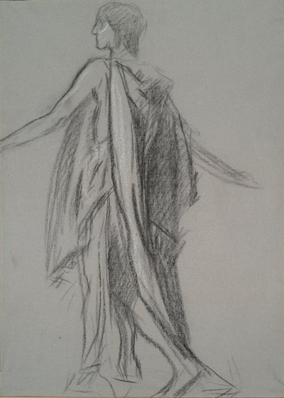 Early Figure Study by Edwin Austin Abbey