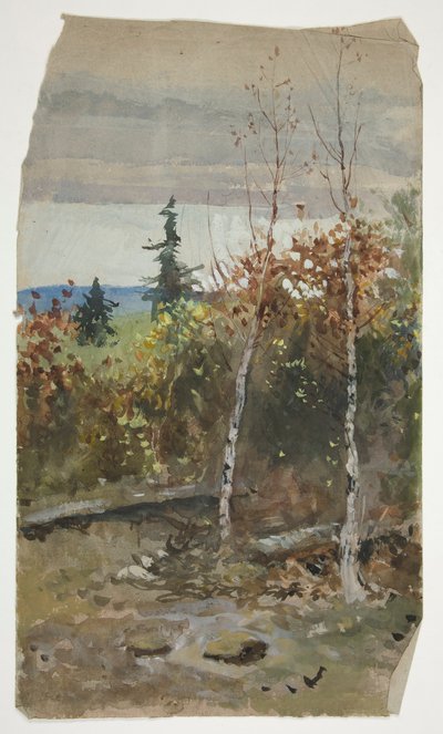 Fall Landscape by Edwin Austin Abbey