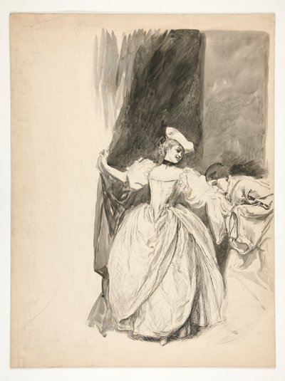 Figure Study by Edwin Austin Abbey