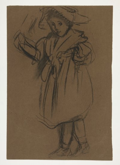 Figure study by Edwin Austin Abbey