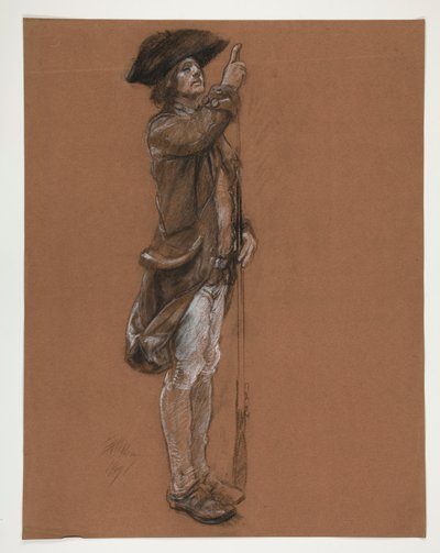 Figure Study by Edwin Austin Abbey