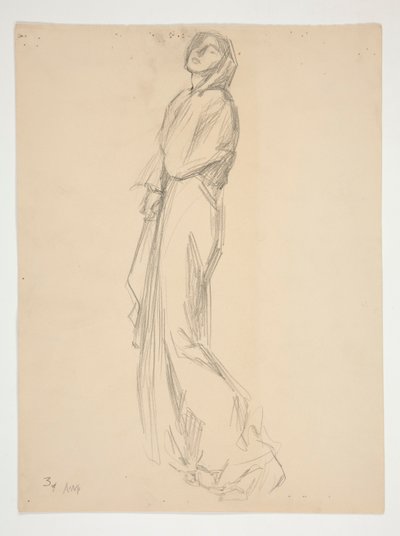 Figure Study by Edwin Austin Abbey