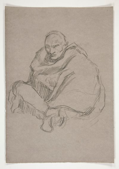 Figure study by Edwin Austin Abbey