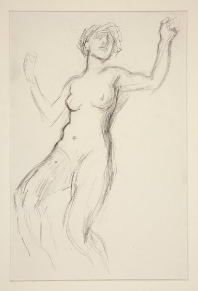 Figure study by Edwin Austin Abbey
