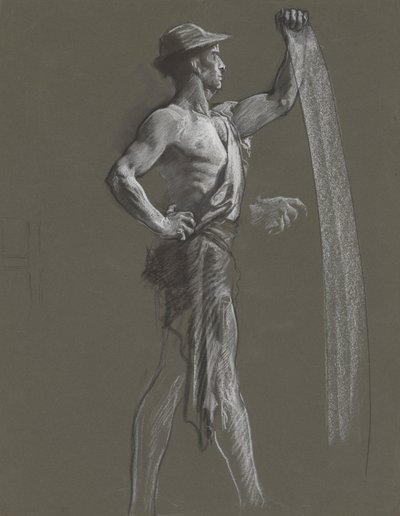 Figure Study by Edwin Austin Abbey