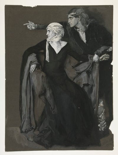 Hamlet by Edwin Austin Abbey