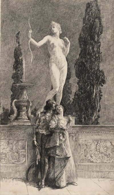 Lorenzo and Jessica by Edwin Austin Abbey