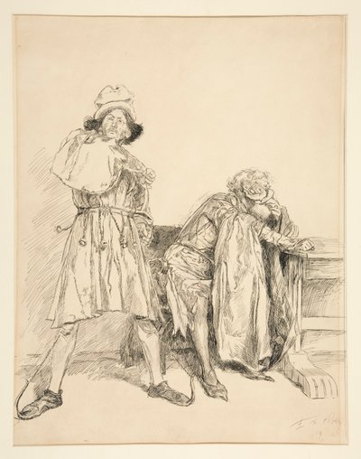 Parolles by Edwin Austin Abbey