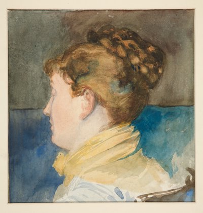 Portrait of Mrs. Abbey by Edwin Austin Abbey